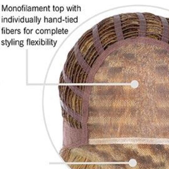 RAQUEL WELCH BLACK TIE CHIC in RL8/29SS Hazelnut (ROOTED) - Picture 6 of 6